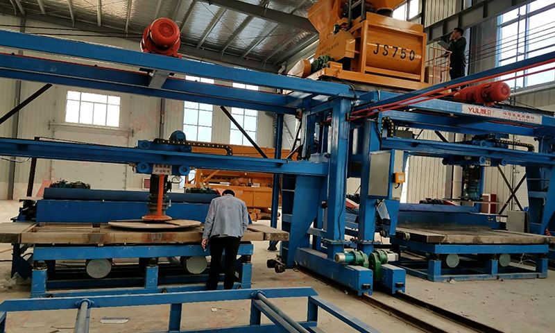 河南駐馬店-雙模自動化漏糞板生產(chǎn)線